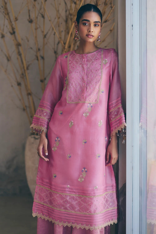 Pink Samya Kurta Set