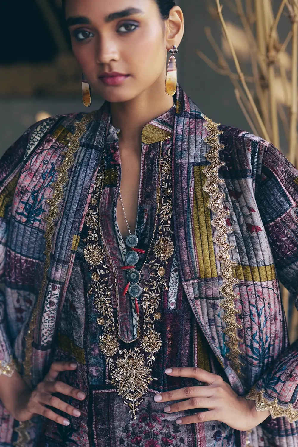 Multi Jenna Jacket Velvet