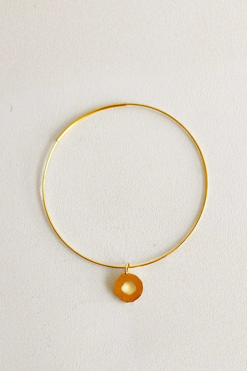 Halo Gorria Golden Choker