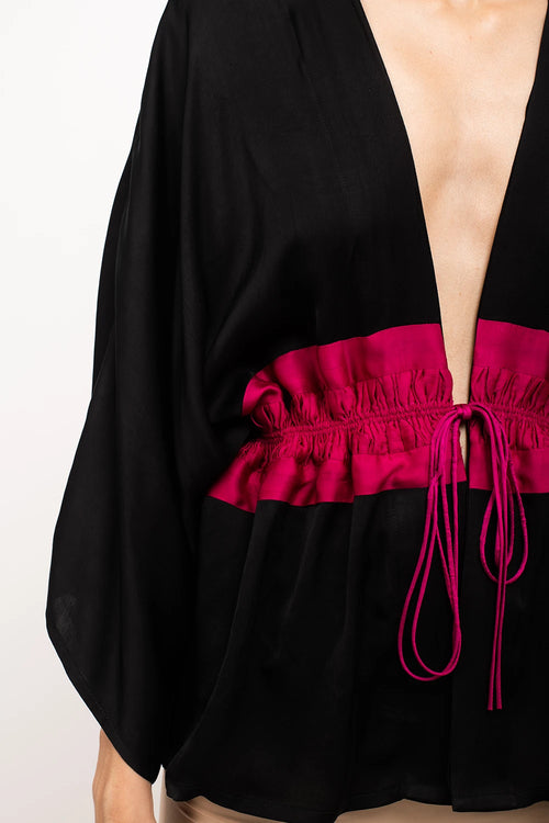 Black-Wine Short Cape