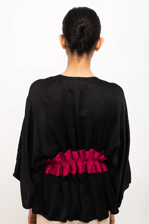 Black-Wine Short Cape