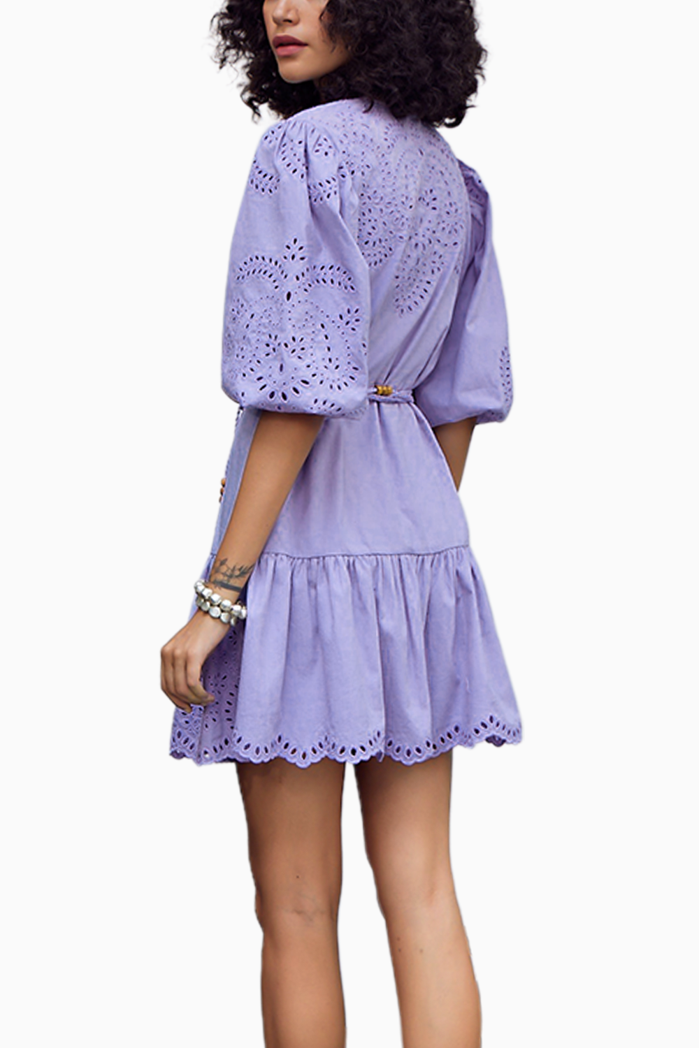 Clarkia Lilac Mini Dress