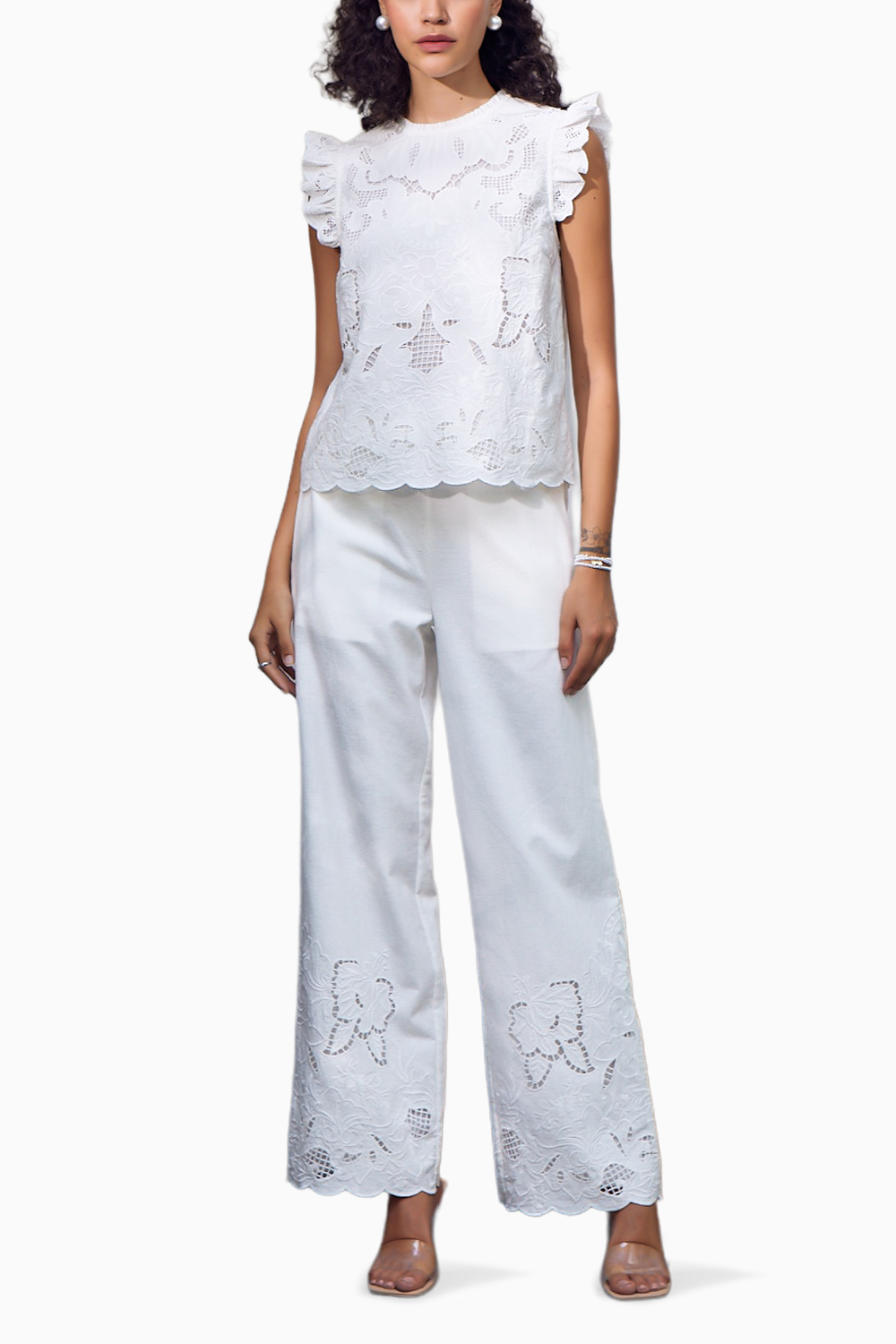 Claytonia Embroidered Co-Ord Set