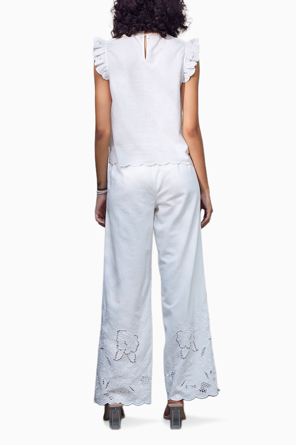 Claytonia Embroidered Pants