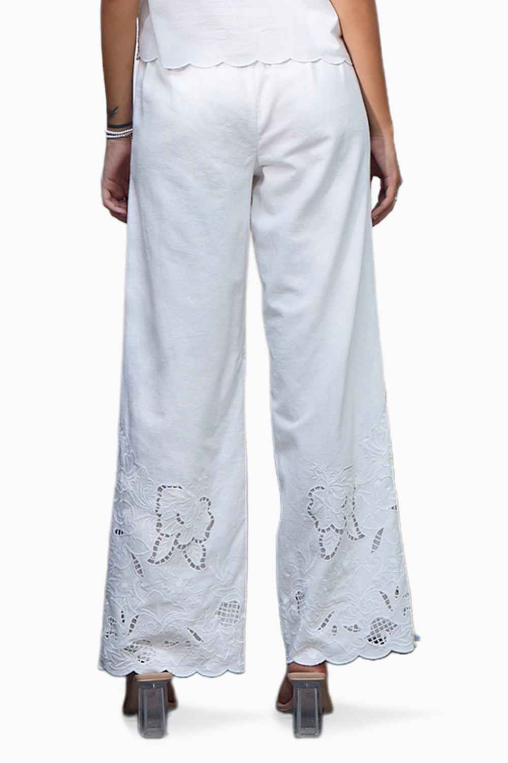 Claytonia Embroidered Pants