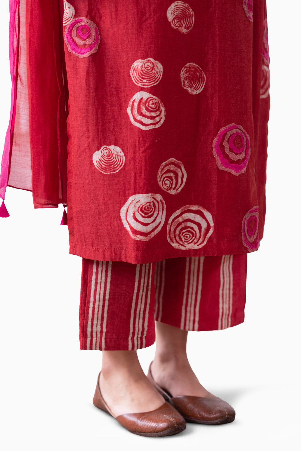 Camellia Floral Applique Kurta Set