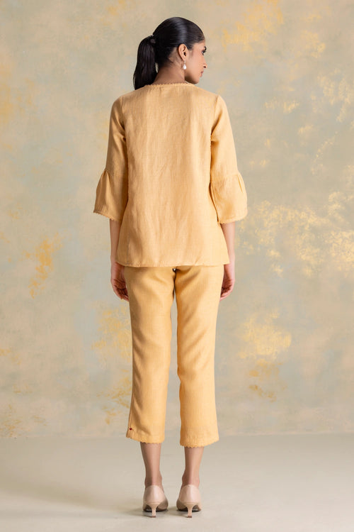 Candlelit Blooms Cashew Nirva Co-ord Set