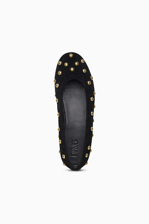 Candy Black Flats