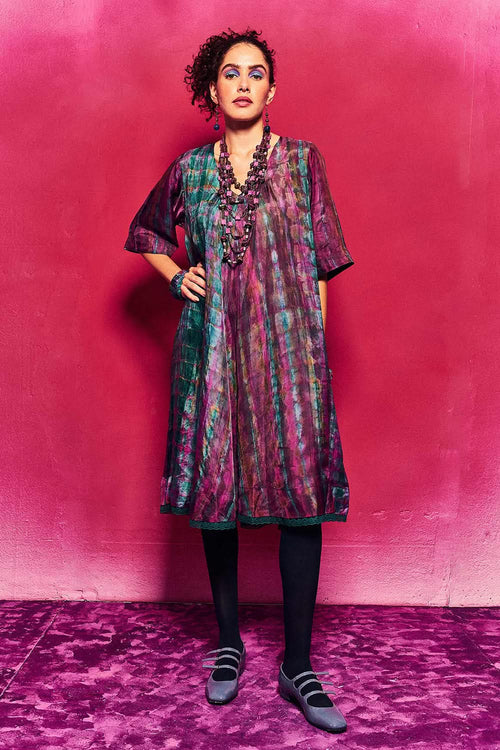 kiara purple dress Hardware Sleeveless Venezia High Neck, Kiara Mini Dress in Purple, Size XL,