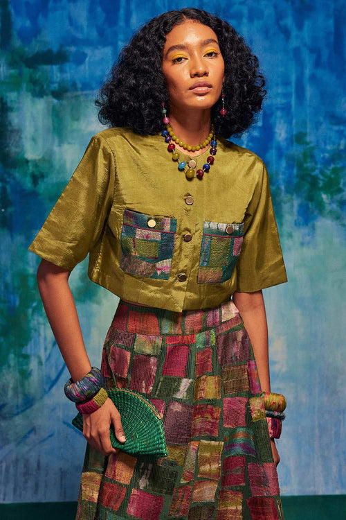 Althea Olive Co-ord Set