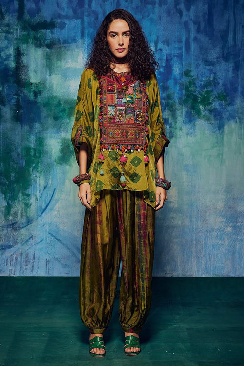 Ruhi Olive Co-ord Set