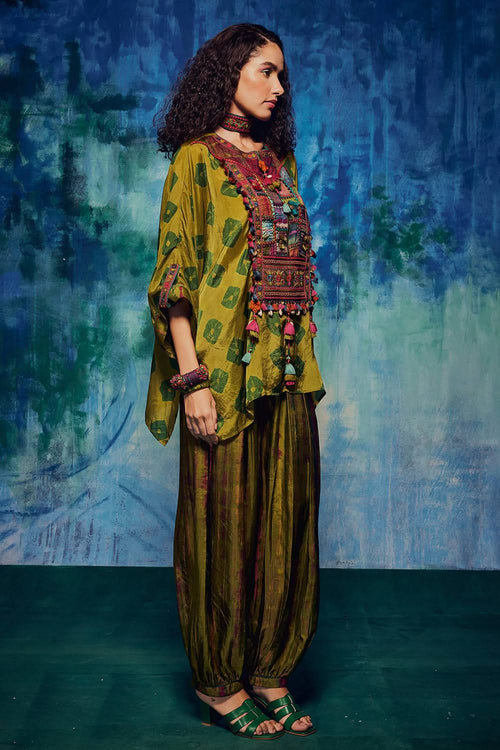 Ruhi Olive Co-ord Set