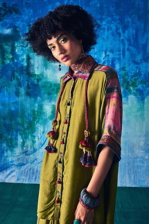 Meera Olive Co-ord Set