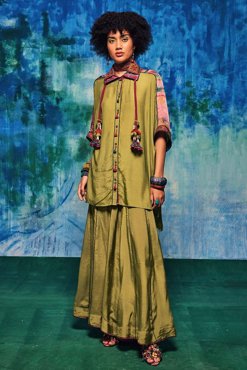 Meera Olive Co-ord Set