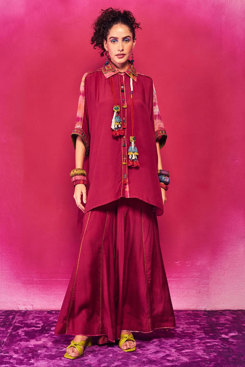 Meera Fuchsia Co-ord Set