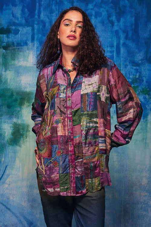 Mehar Purple Shirt