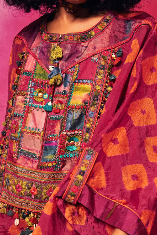 Ruhi Fuchsia Co-ord Set