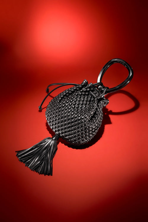 Celebration Metallic Grey Bag