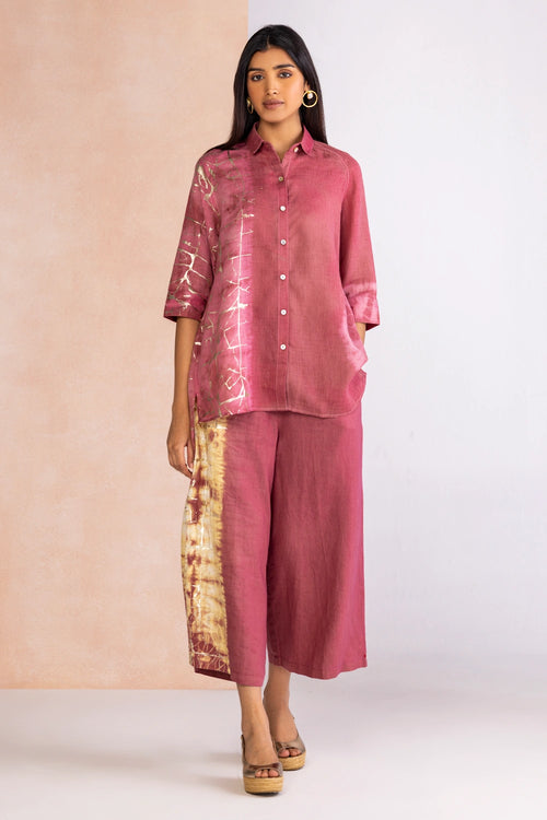 Celestides Onion Blush Shirt Co-ord Set