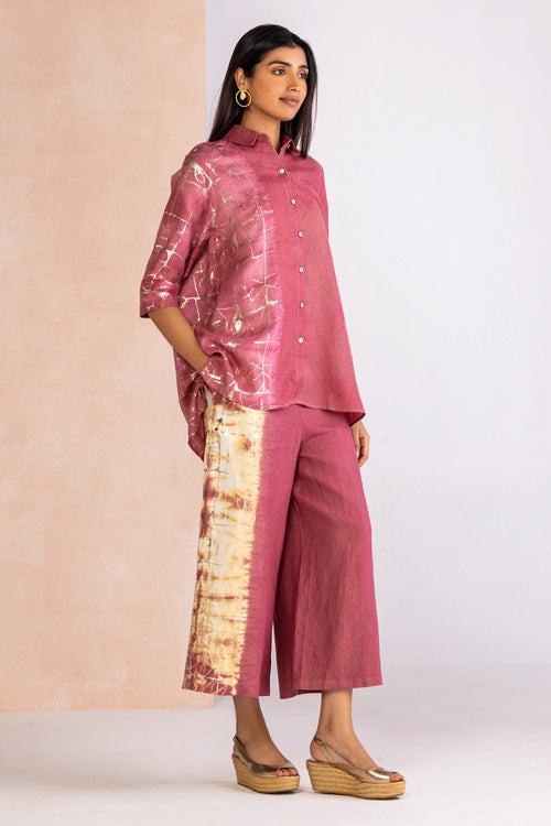 Celestides Onion Blush Shirt Co-ord Set