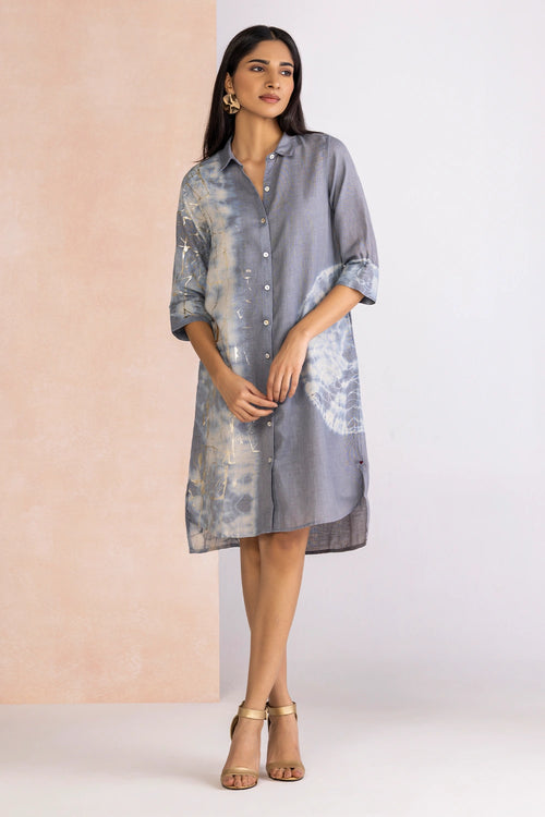 Celestides Oxford Natural Shirt Dress