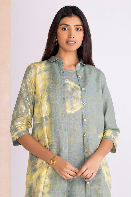 Celestides Jade Yellow Jacket And B-Shell Set