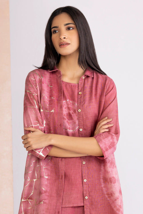 Celestides Onion Blush Jacket And B-Shell Set