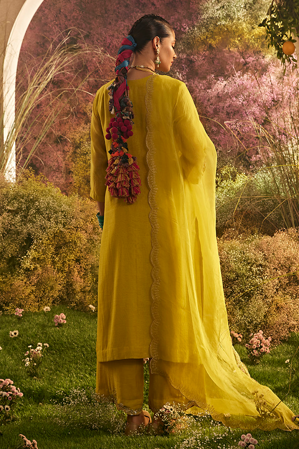 Soft Chanderi Kurta Set with Dupatta