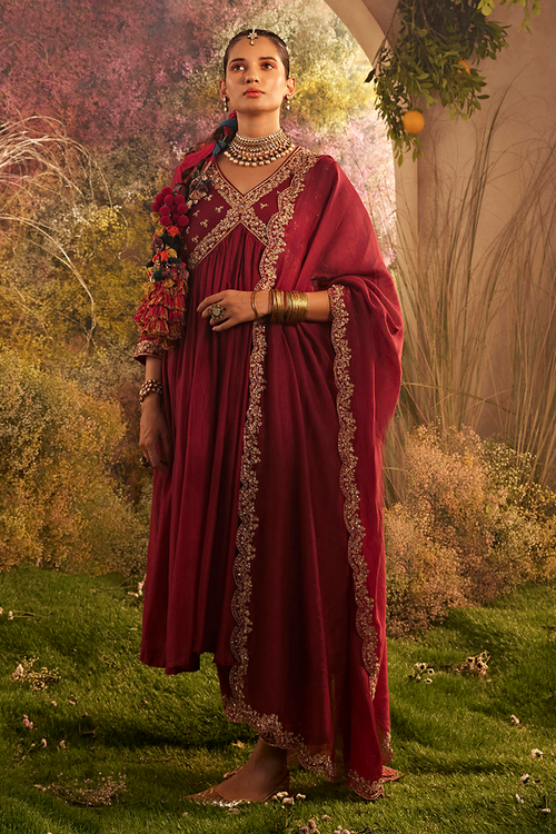 Soft Chanderi Kurta Set