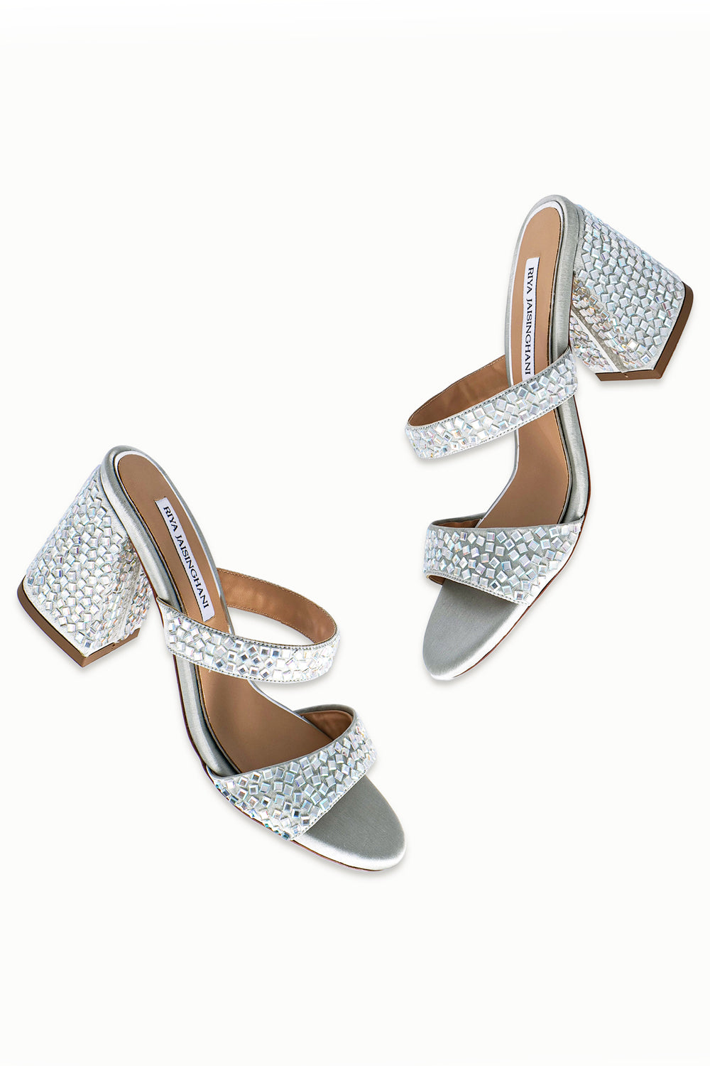 Silver Charvi Heels