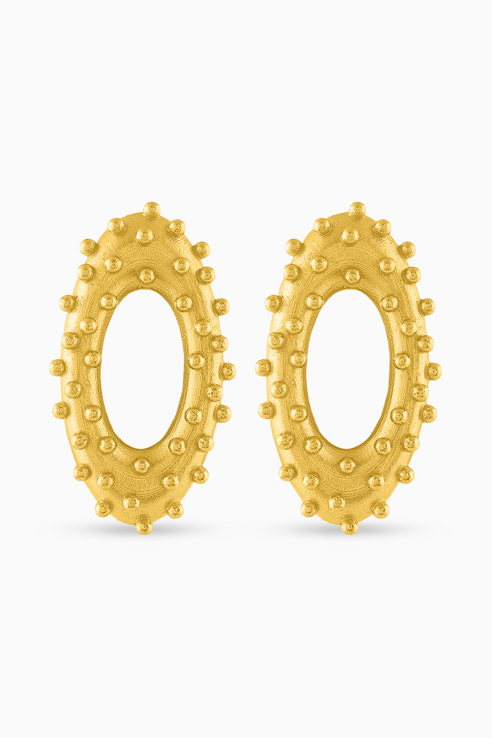 Vine Oval Studs