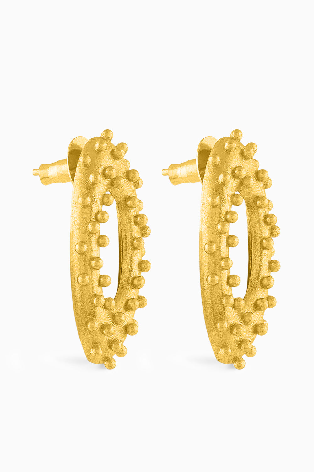 Vine Oval Studs