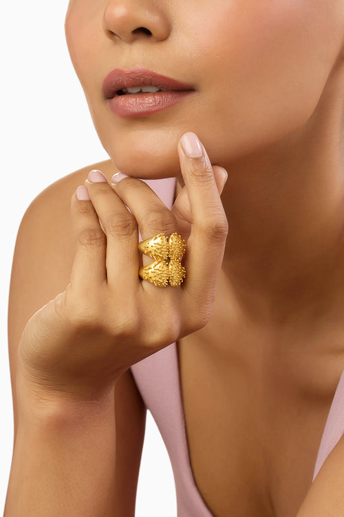 Vine Double Ring