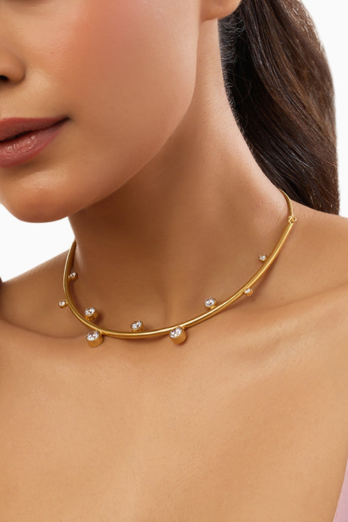 Amour Diamond Wave Necklace