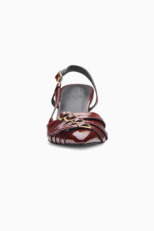 Chica Burgundy Heel