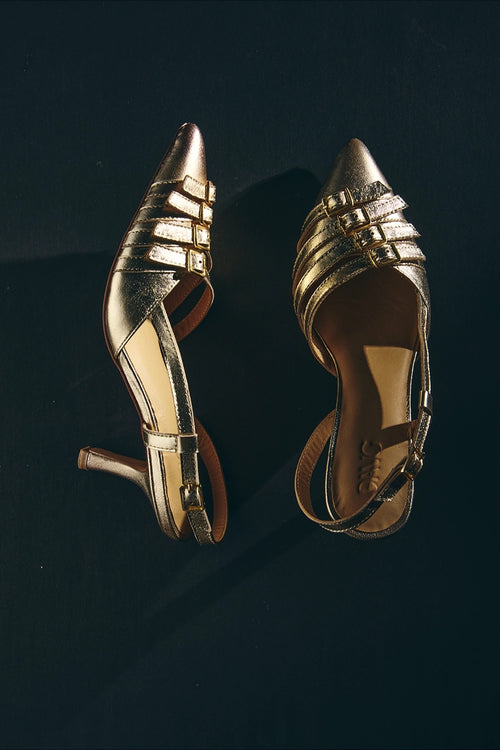 Chica Gold Heel
