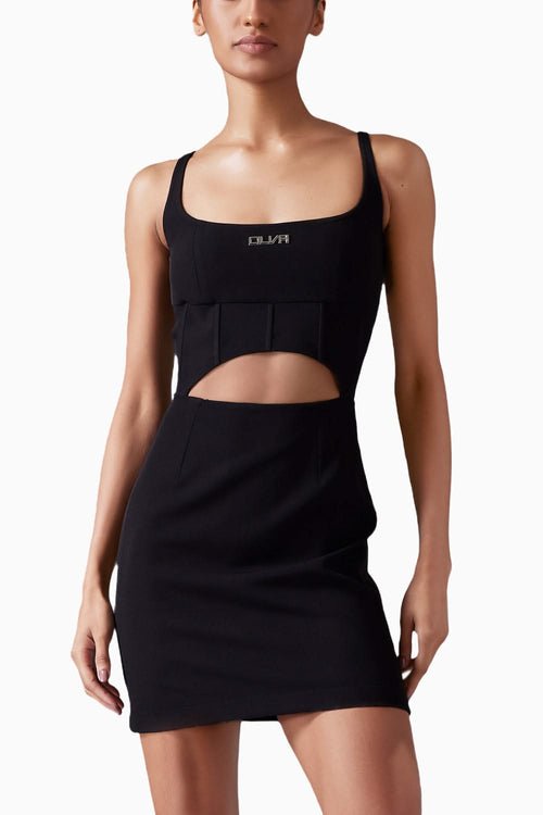 Corset Detail Mini Dress