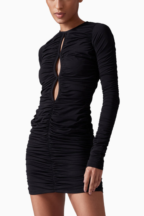 Ruched Mini Dress