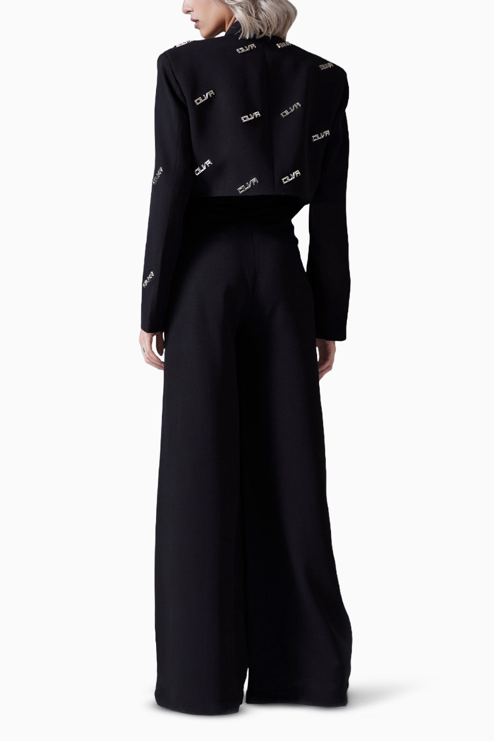 Insignia Cropped Black Blazer