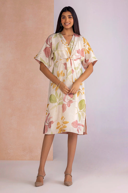 Tropical Oasis Sahara Cinch Dress