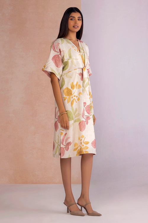 Tropical Oasis Sahara Cinch Dress