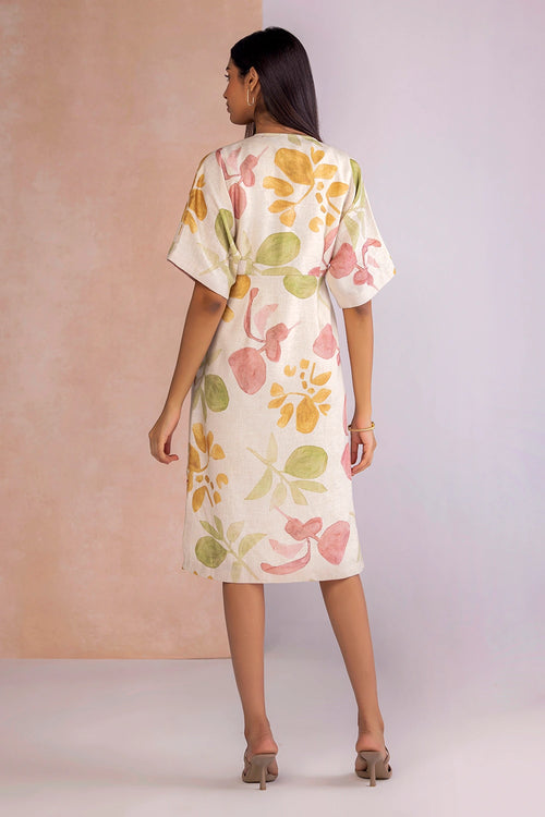 Tropical Oasis Sahara Cinch Dress
