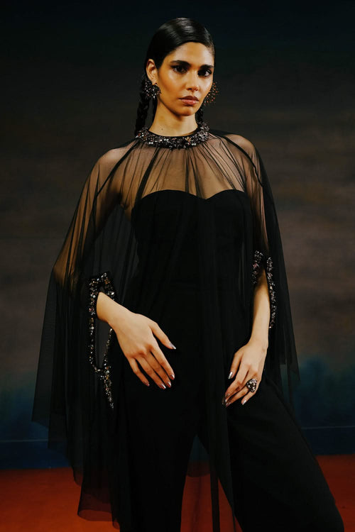 Chunky Mix Crystal Cape
