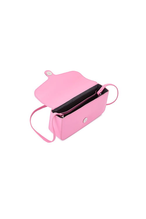 Claudia Mini Nappa Gum Pink Crossbody Bag