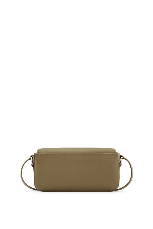Claudia Nappa Wood Mini Crossbody Bag