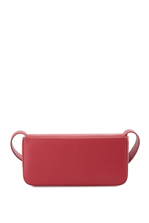 Claudia Nappa Mulberry Crossbody Bag