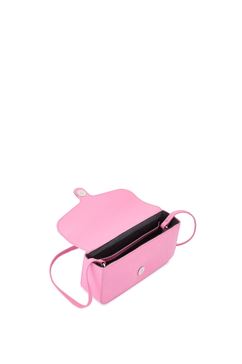 Claudia Mini Nappa Gum Pink Crossbody Bag