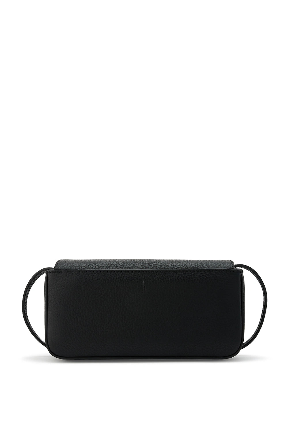 Claudia Mini Pebble Black Crossbody Bag