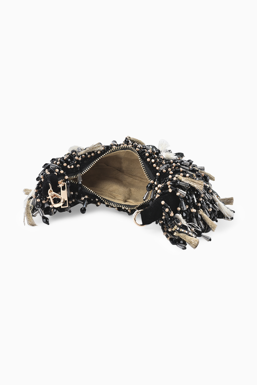 Sienna Black Boat Bag