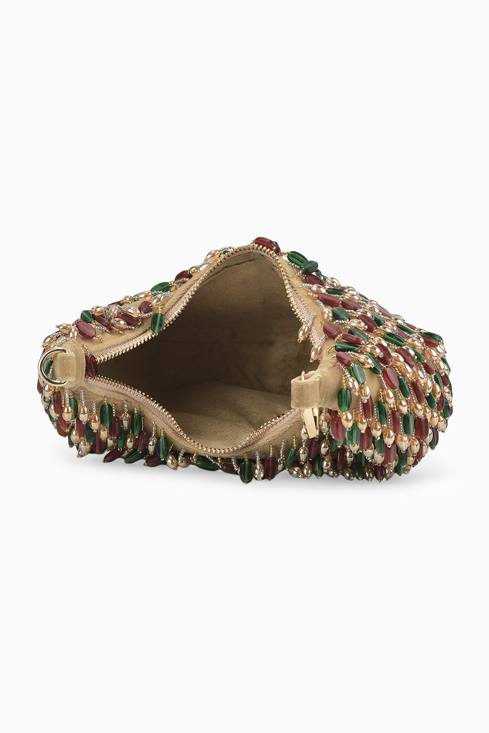 Red Green Multi Nano Stone Boat Bag